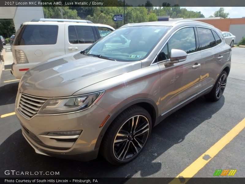 Luxe Metallic / Ebony 2017 Lincoln MKC Reserve AWD