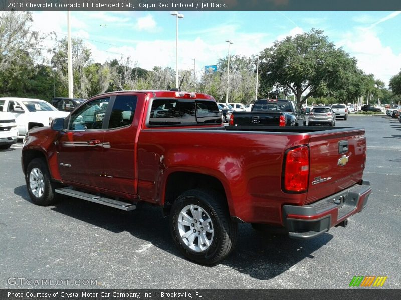 Cajun Red Tintcoat / Jet Black 2018 Chevrolet Colorado LT Extended Cab