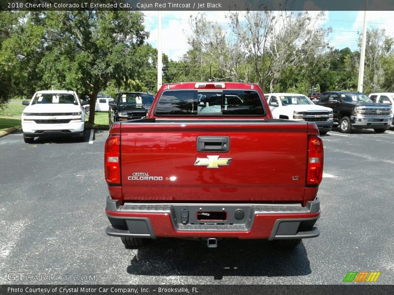 Cajun Red Tintcoat / Jet Black 2018 Chevrolet Colorado LT Extended Cab