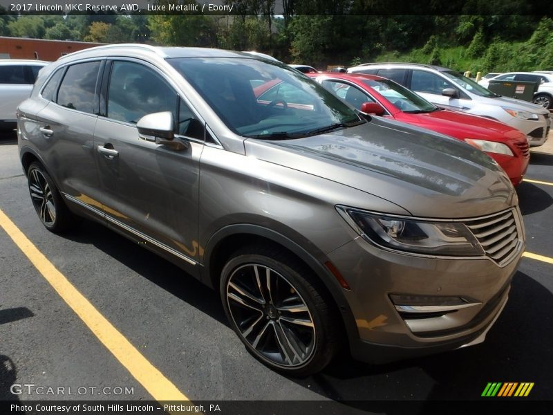 Luxe Metallic / Ebony 2017 Lincoln MKC Reserve AWD