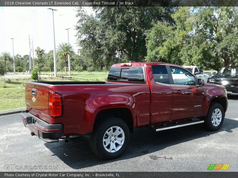 Cajun Red Tintcoat / Jet Black 2018 Chevrolet Colorado LT Extended Cab