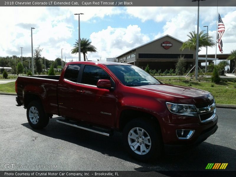 Cajun Red Tintcoat / Jet Black 2018 Chevrolet Colorado LT Extended Cab