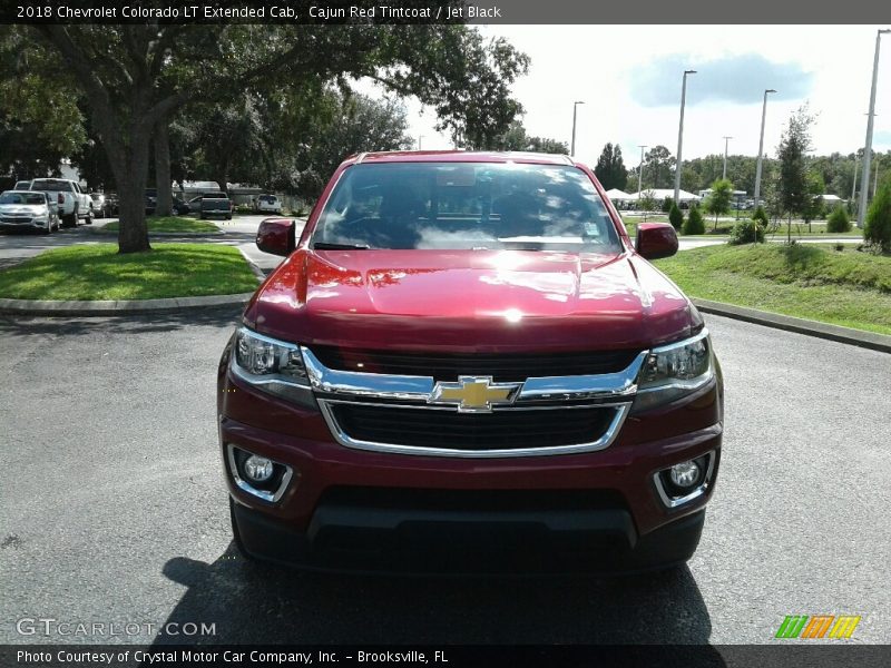 Cajun Red Tintcoat / Jet Black 2018 Chevrolet Colorado LT Extended Cab