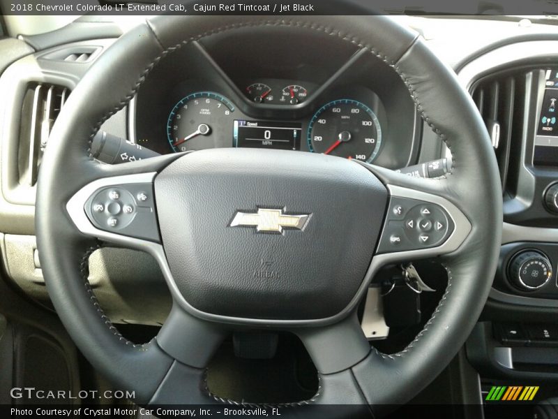 Cajun Red Tintcoat / Jet Black 2018 Chevrolet Colorado LT Extended Cab