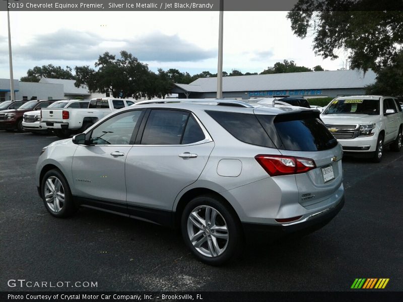 Silver Ice Metallic / Jet Black/Brandy 2019 Chevrolet Equinox Premier