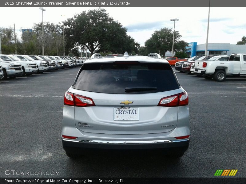 Silver Ice Metallic / Jet Black/Brandy 2019 Chevrolet Equinox Premier