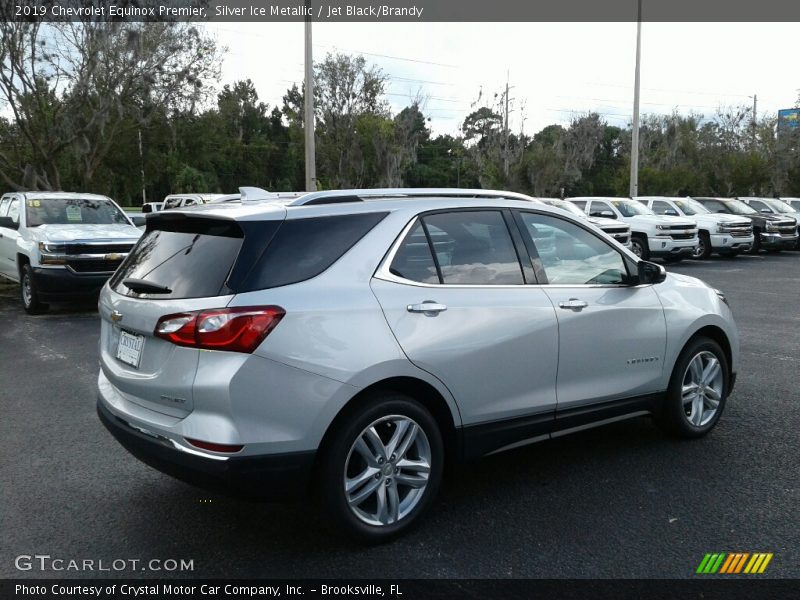 Silver Ice Metallic / Jet Black/Brandy 2019 Chevrolet Equinox Premier
