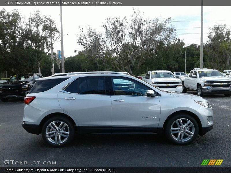 Silver Ice Metallic / Jet Black/Brandy 2019 Chevrolet Equinox Premier