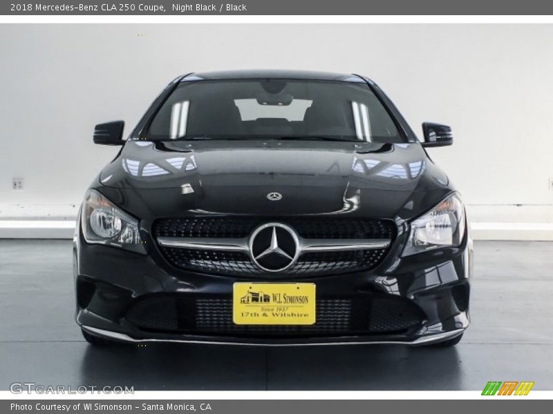 Night Black / Black 2018 Mercedes-Benz CLA 250 Coupe