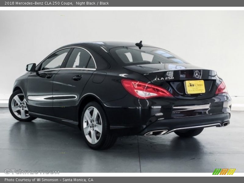 Night Black / Black 2018 Mercedes-Benz CLA 250 Coupe