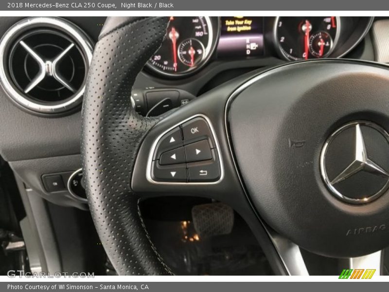 Night Black / Black 2018 Mercedes-Benz CLA 250 Coupe