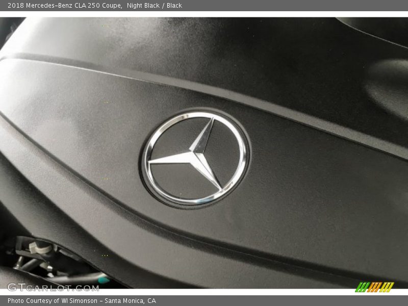 Night Black / Black 2018 Mercedes-Benz CLA 250 Coupe