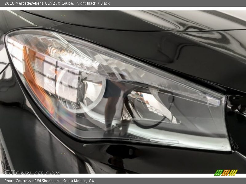 Night Black / Black 2018 Mercedes-Benz CLA 250 Coupe