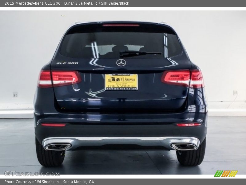 Lunar Blue Metallic / Silk Beige/Black 2019 Mercedes-Benz GLC 300