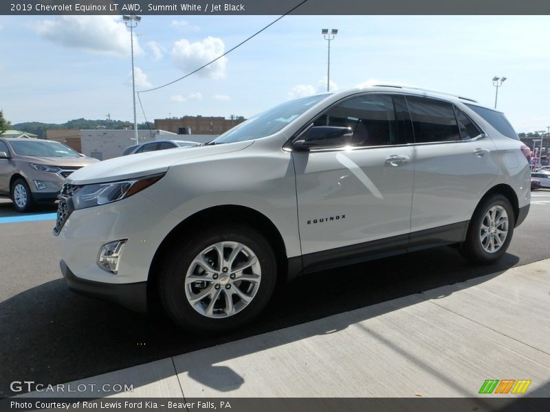 Summit White / Jet Black 2019 Chevrolet Equinox LT AWD