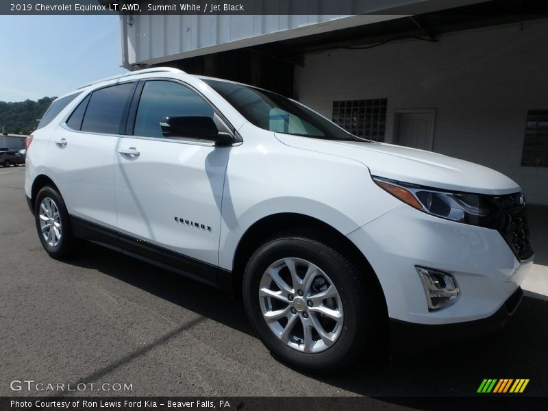 Summit White / Jet Black 2019 Chevrolet Equinox LT AWD