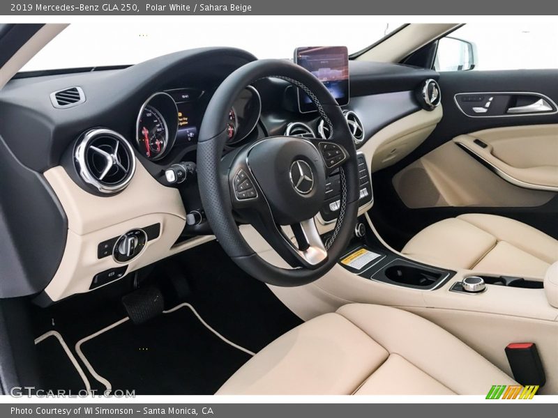  2019 GLA 250 Sahara Beige Interior