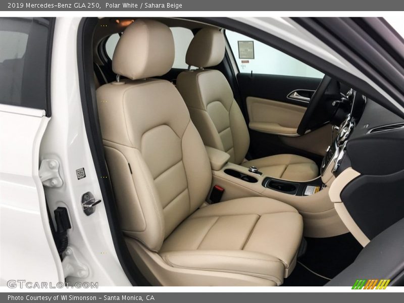 Front Seat of 2019 GLA 250
