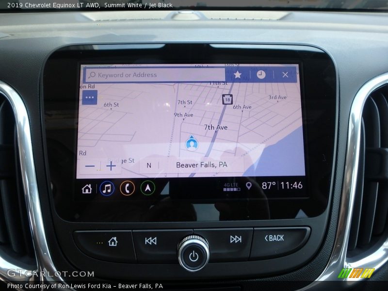 Summit White / Jet Black 2019 Chevrolet Equinox LT AWD