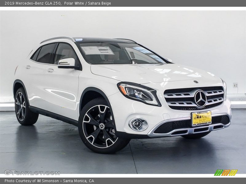 Front 3/4 View of 2019 GLA 250