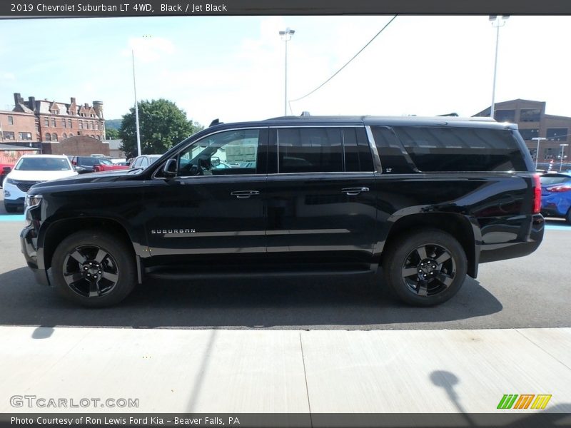 Black / Jet Black 2019 Chevrolet Suburban LT 4WD