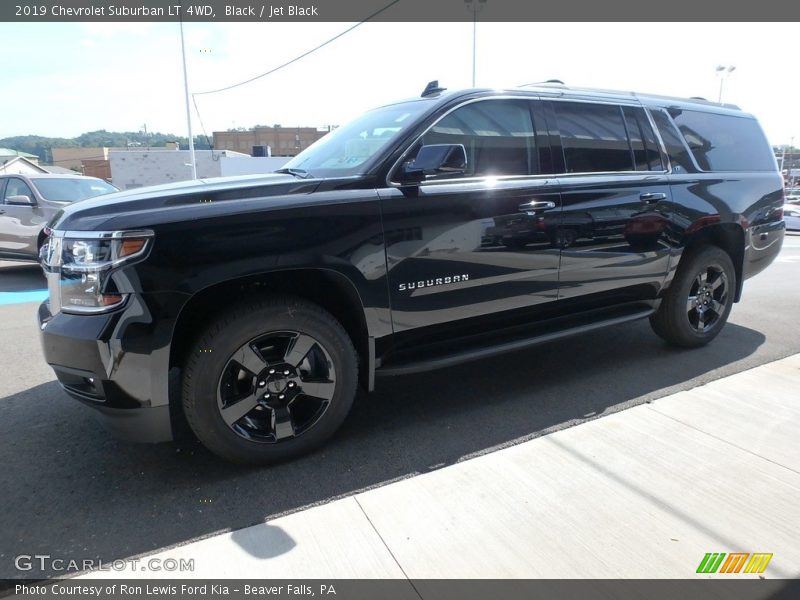 Black / Jet Black 2019 Chevrolet Suburban LT 4WD