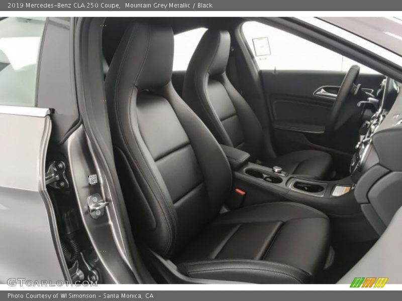 Mountain Grey Metallic / Black 2019 Mercedes-Benz CLA 250 Coupe