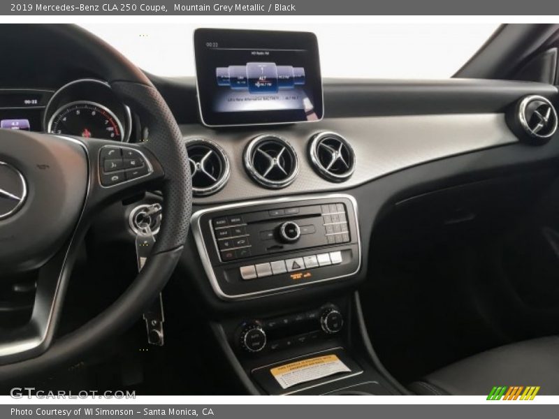 Mountain Grey Metallic / Black 2019 Mercedes-Benz CLA 250 Coupe