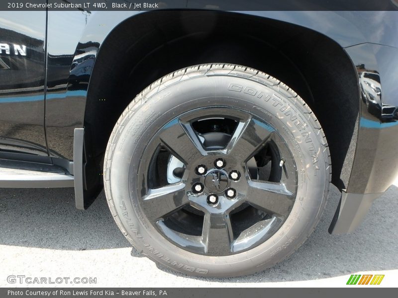 Black / Jet Black 2019 Chevrolet Suburban LT 4WD