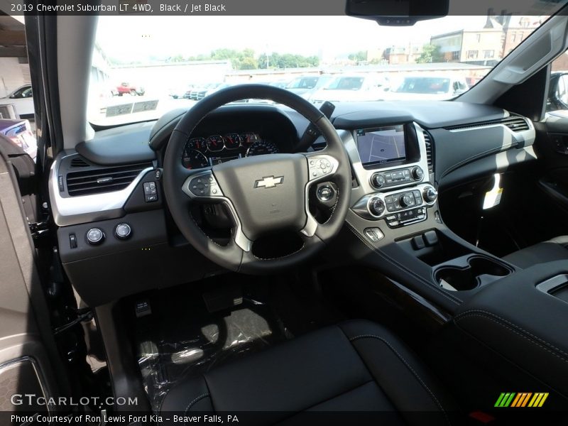 Black / Jet Black 2019 Chevrolet Suburban LT 4WD
