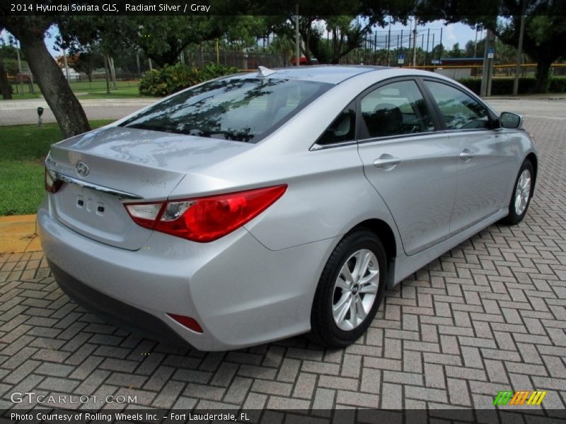 Radiant Silver / Gray 2014 Hyundai Sonata GLS