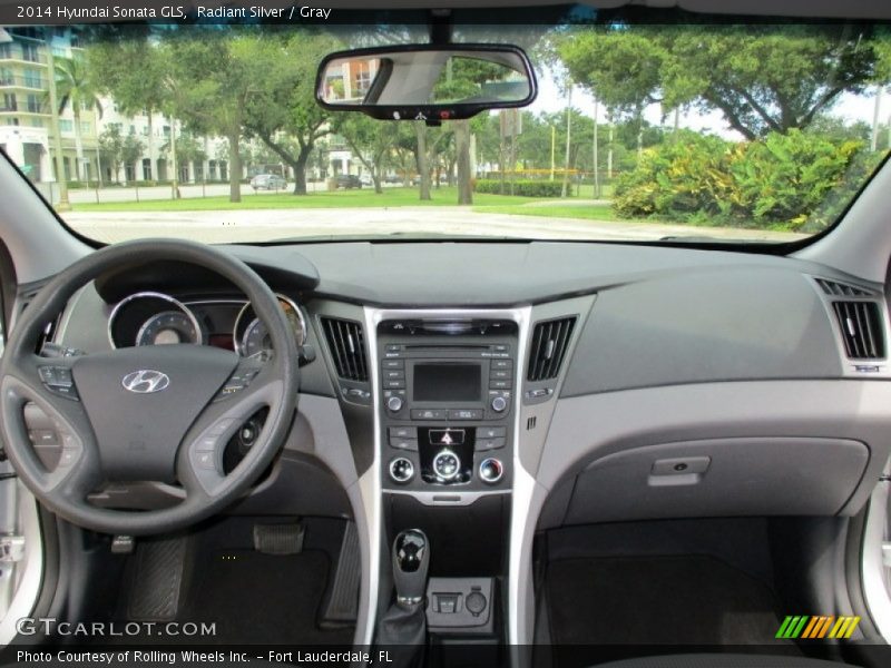 Radiant Silver / Gray 2014 Hyundai Sonata GLS
