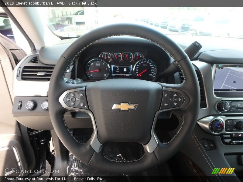 Black / Jet Black 2019 Chevrolet Suburban LT 4WD