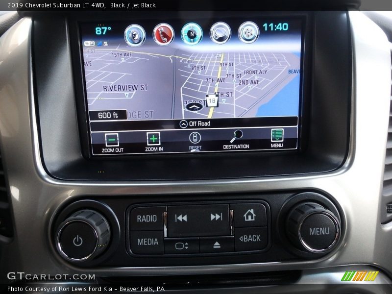 Black / Jet Black 2019 Chevrolet Suburban LT 4WD