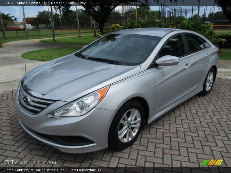 Radiant Silver / Gray 2014 Hyundai Sonata GLS