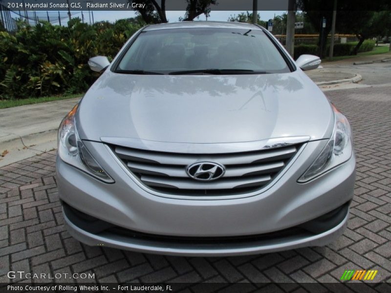 Radiant Silver / Gray 2014 Hyundai Sonata GLS