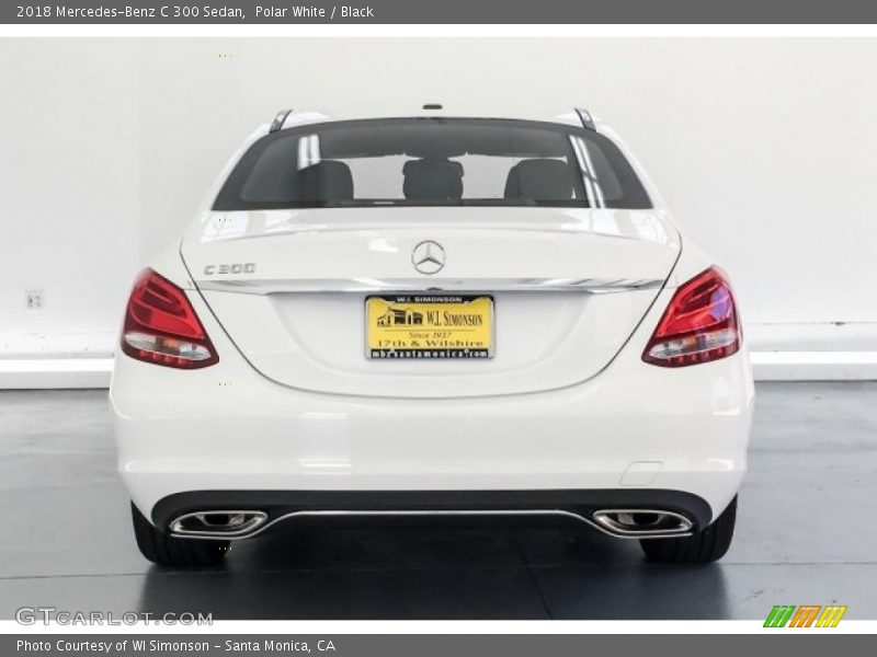 Polar White / Black 2018 Mercedes-Benz C 300 Sedan