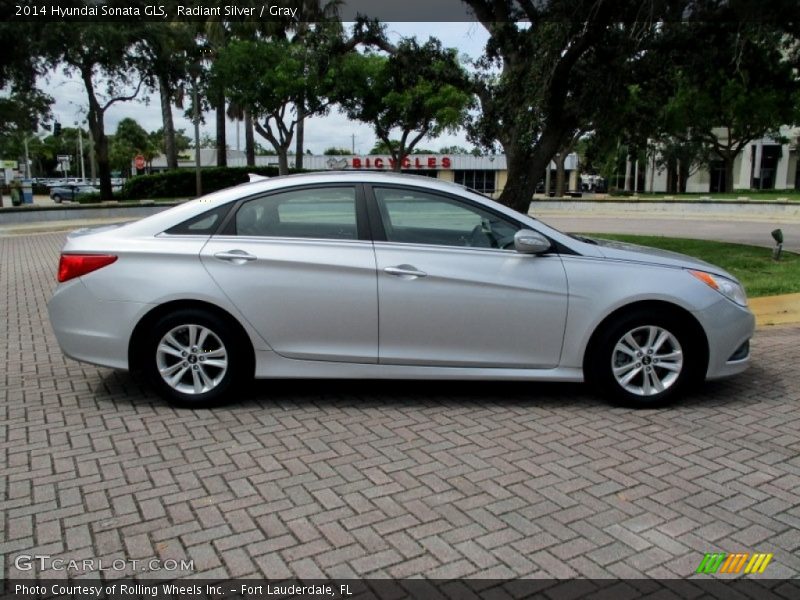 Radiant Silver / Gray 2014 Hyundai Sonata GLS