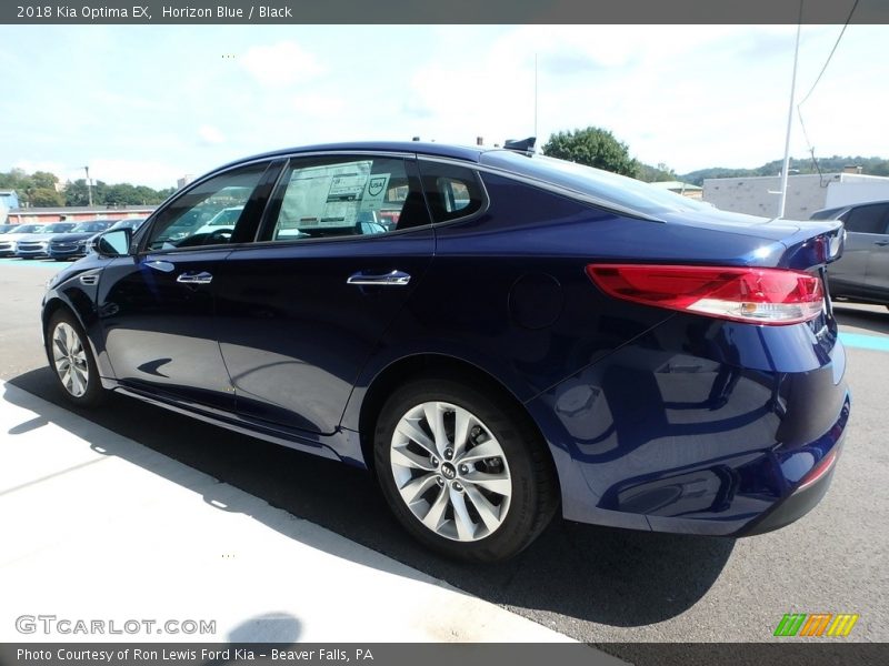 Horizon Blue / Black 2018 Kia Optima EX
