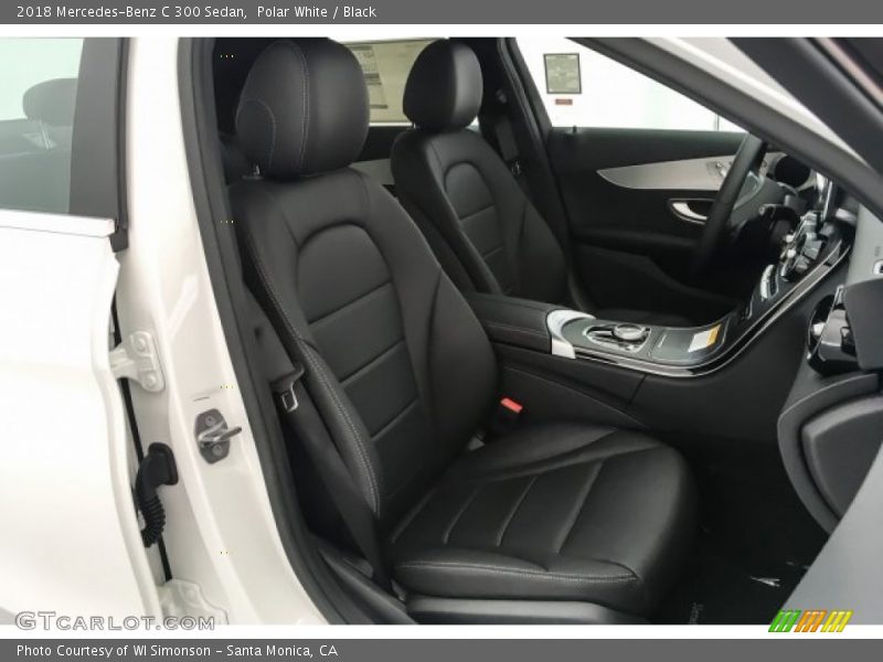 Polar White / Black 2018 Mercedes-Benz C 300 Sedan