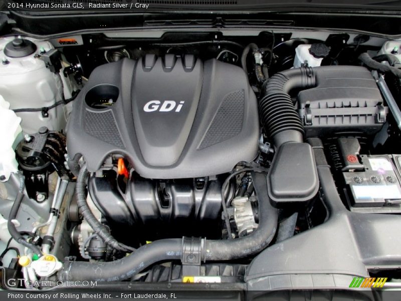 Radiant Silver / Gray 2014 Hyundai Sonata GLS