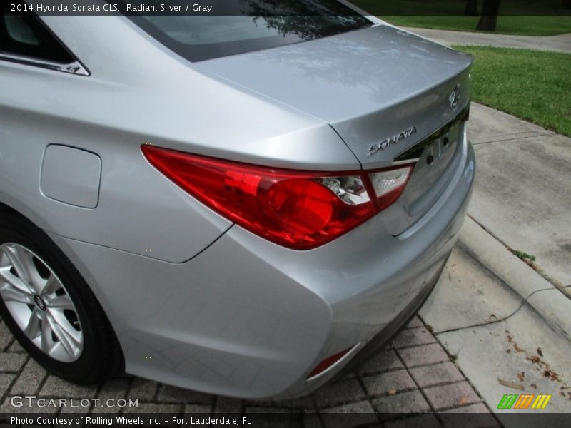 Radiant Silver / Gray 2014 Hyundai Sonata GLS