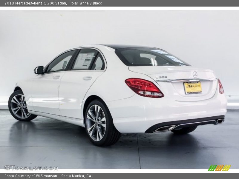 Polar White / Black 2018 Mercedes-Benz C 300 Sedan