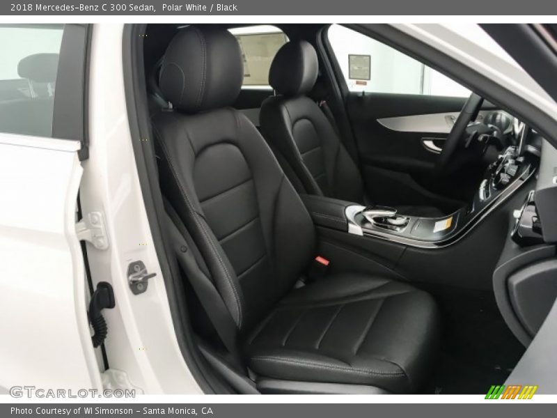 Polar White / Black 2018 Mercedes-Benz C 300 Sedan