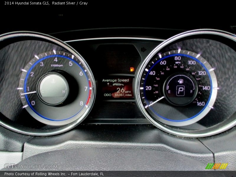 Radiant Silver / Gray 2014 Hyundai Sonata GLS