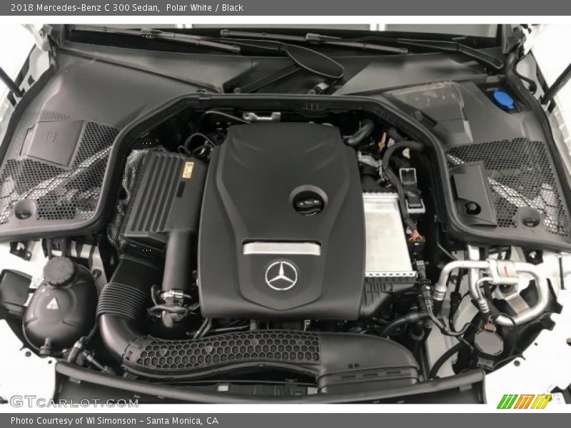 Polar White / Black 2018 Mercedes-Benz C 300 Sedan