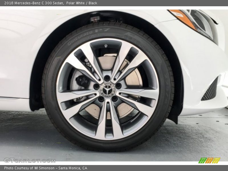 Polar White / Black 2018 Mercedes-Benz C 300 Sedan