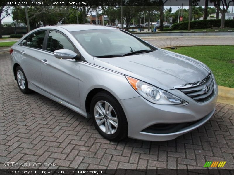 Radiant Silver / Gray 2014 Hyundai Sonata GLS