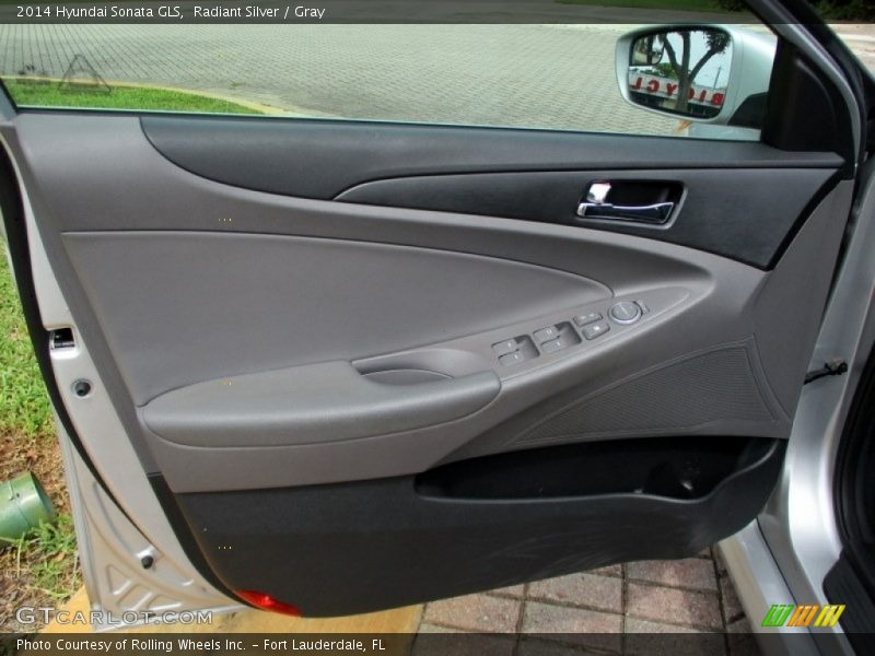 Radiant Silver / Gray 2014 Hyundai Sonata GLS