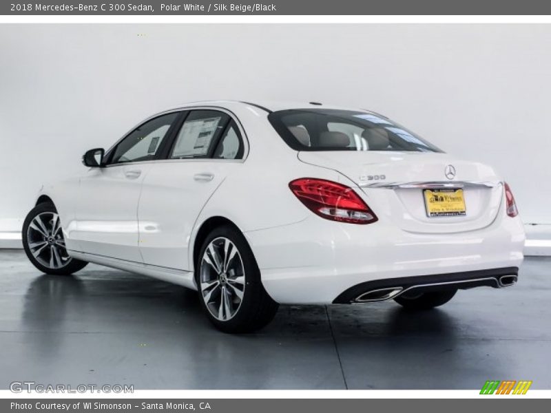 Polar White / Silk Beige/Black 2018 Mercedes-Benz C 300 Sedan